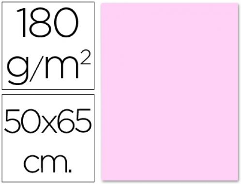 Cartolina liderpapel 50x65 cm 180 gr rosa , Liderpapel , 28304 , 8423473065413